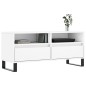 Mobile Porta TV Bianco 100x34,5x44,5 cm in Legno Multistrato Mobile Porta TV Bianco 100x34,5x44,5 cm in Legno Multistrato