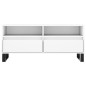 Mobile Porta TV Bianco 100x34,5x44,5 cm in Legno Multistrato Mobile Porta TV Bianco 100x34,5x44,5 cm in Legno Multistrato