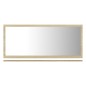 Specchio da Bagno Bianco Rovere Sonoma 80x10,5x37 cm Truciolato Specchio da Bagno Bianco Rovere Sonoma 80x10,5x37 cm Truciolato