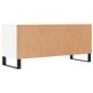 Mobile Porta TV Bianco 100x34,5x44,5 cm in Legno Multistrato Mobile Porta TV Bianco 100x34,5x44,5 cm in Legno Multistrato