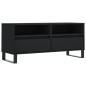Mobile Porta TV Nero 100x34,5x44,5 cm in Legno Multistrato Mobile Porta TV Nero 100x34,5x44,5 cm in Legno Multistrato
