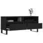 Mobile Porta TV Nero 100x34,5x44,5 cm in Legno Multistrato Mobile Porta TV Nero 100x34,5x44,5 cm in Legno Multistrato
