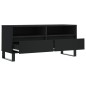 Mobile Porta TV Nero 100x34,5x44,5 cm in Legno Multistrato Mobile Porta TV Nero 100x34,5x44,5 cm in Legno Multistrato