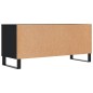 Mobile Porta TV Nero 100x34,5x44,5 cm in Legno Multistrato Mobile Porta TV Nero 100x34,5x44,5 cm in Legno Multistrato