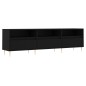 Mobile Porta TV Nero 150x30x44,5 cm in Legno Multistrato Mobile Porta TV Nero 150x30x44,5 cm in Legno Multistrato