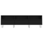 Mobile Porta TV Nero 150x30x44,5 cm in Legno Multistrato Mobile Porta TV Nero 150x30x44,5 cm in Legno Multistrato
