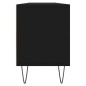 Mobile Porta TV Nero 150x30x44,5 cm in Legno Multistrato Mobile Porta TV Nero 150x30x44,5 cm in Legno Multistrato