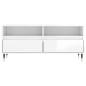 Mobile Porta TV Bianco Lucido 100x34,5x44,5cm Legno Multistrato Mobile Porta TV Bianco Lucido 100x34,5x44,5cm Legno Multistrato