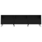 Mobile Porta TV Nero 150x30x44,5 cm in Legno Multistrato Mobile Porta TV Nero 150x30x44,5 cm in Legno Multistrato