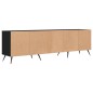 Mobile Porta TV Nero 150x30x44,5 cm in Legno Multistrato Mobile Porta TV Nero 150x30x44,5 cm in Legno Multistrato