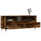 Mobile TV Rovere Fumo 100x34,5x44,5 cm in Legno Multistrato Mobile TV Rovere Fumo 100x34,5x44,5 cm in Legno Multistrato