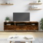 Mobile Porta TV Rovere Fumo 150x30x44,5 cm in Legno Multistrato Mobile Porta TV Rovere Fumo 150x30x44,5 cm in Legno Multistrato