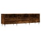 Mobile Porta TV Rovere Fumo 150x30x44,5 cm in Legno Multistrato Mobile Porta TV Rovere Fumo 150x30x44,5 cm in Legno Multistrato