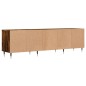 Mobile Porta TV Rovere Fumo 150x30x44,5 cm in Legno Multistrato Mobile Porta TV Rovere Fumo 150x30x44,5 cm in Legno Multistrato