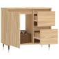 Armadietto da Bagno Rovere Sonoma 65x33x60 cm Legno Multistrato Armadietto da Bagno Rovere Sonoma 65x33x60 cm Legno Multistrato