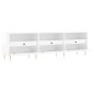 Mobile Porta TV Bianco Lucido 150x30x44,5 cm Legno Multistrato Mobile Porta TV Bianco Lucido 150x30x44,5 cm Legno Multistrato