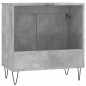 Armadietto da Bagno Grigio Cemento 58x33x60cm Legno Multistrato Armadietto da Bagno Grigio Cemento 58x33x60cm Legno Multistrato