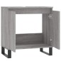 vidaXL Mobile da Bagno Grigio Sonoma 58x33x60 cm in Legno Multistrato