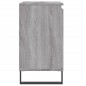 vidaXL Mobile da Bagno Grigio Sonoma 58x33x60 cm in Legno Multistrato