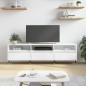 Mobile Porta TV Bianco 150x30x44,5 cm in Legno Multistrato Mobile Porta TV Bianco 150x30x44,5 cm in Legno Multistrato