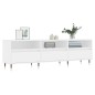 Mobile Porta TV Bianco 150x30x44,5 cm in Legno Multistrato Mobile Porta TV Bianco 150x30x44,5 cm in Legno Multistrato
