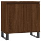 vidaXL Armadietto Bagno Rovere Marrone 58x33x60cm in Legno Multistrato vidaXL Armadietto Bagno Rovere Marrone 58x33x60cm in Legno Multistrato