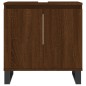 vidaXL Armadietto Bagno Rovere Marrone 58x33x60cm in Legno Multistrato vidaXL Armadietto Bagno Rovere Marrone 58x33x60cm in Legno Multistrato