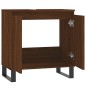 vidaXL Armadietto Bagno Rovere Marrone 58x33x60cm in Legno Multistrato vidaXL Armadietto Bagno Rovere Marrone 58x33x60cm in Legno Multistrato