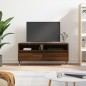 Mobile TV Rovere Marrone 100x34,5x44,5 cm in Legno Multistrato Mobile TV Rovere Marrone 100x34,5x44,5 cm in Legno Multistrato