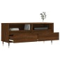 Mobile TV Rovere Marrone 100x34,5x44,5 cm in Legno Multistrato Mobile TV Rovere Marrone 100x34,5x44,5 cm in Legno Multistrato