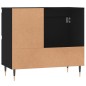 vidaXL Armadietto da Bagno Nero 65x33x60 cm in Legno Multistrato vidaXL Armadietto da Bagno Nero 65x33x60 cm in Legno Multistrato