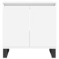 vidaXL Mobile da Bagno Bianco 58x33x60 cm in Legno Multistrato