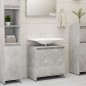 Armadio da Bagno Grigio Cemento 60x33x61 cm in Truciolato Armadio da Bagno Grigio Cemento 60x33x61 cm in Truciolato