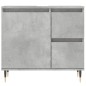 Armadietto da Bagno Grigio Cemento 65x33x60cm Legno Multistrato Armadietto da Bagno Grigio Cemento 65x33x60cm Legno Multistrato
