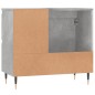 Armadietto da Bagno Grigio Cemento 65x33x60cm Legno Multistrato Armadietto da Bagno Grigio Cemento 65x33x60cm Legno Multistrato