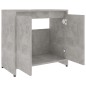 Armadio da Bagno Grigio Cemento 60x33x61 cm in Truciolato Armadio da Bagno Grigio Cemento 60x33x61 cm in Truciolato