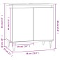 Mobile da Bagno Bianco 58x33x60 cm in Legno Multistrato Mobile da Bagno Bianco 58x33x60 cm in Legno Multistrato