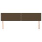 vidaXL Testiera 2 pz Marrone Scuro 100x5x78/88 cm in Tessuto vidaXL Testiera 2 pz Marrone Scuro 100x5x78/88 cm in Tessuto