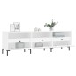 Mobile Porta TV Bianco 150x30x44,5 cm in Legno Multistrato Mobile Porta TV Bianco 150x30x44,5 cm in Legno Multistrato