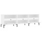 Mobile Porta TV Bianco 150x30x44,5 cm in Legno Multistrato Mobile Porta TV Bianco 150x30x44,5 cm in Legno Multistrato