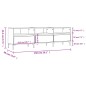Mobile Porta TV Bianco 150x30x44,5 cm in Legno Multistrato Mobile Porta TV Bianco 150x30x44,5 cm in Legno Multistrato