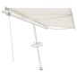Tenda da Sole Automatica Autoportante 450x300 cm Crema Tenda da Sole Automatica Autoportante 450x300 cm Crema