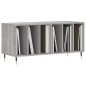 Mobile Porta Dischi Grigio Sonoma 100x38x48cm Legno Multistrato