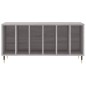 Mobile Porta Dischi Grigio Sonoma 100x38x48cm Legno Multistrato
