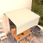 Tenda Retrattile Automatica con Parasole 4,5x3 m Crema Tenda Retrattile Automatica con Parasole 4,5x3 m Crema