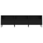 Mobile Porta TV Nero 150x30x44,5 cm in Legno Multistrato Mobile Porta TV Nero 150x30x44,5 cm in Legno Multistrato