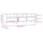 Mobile Porta TV Nero 150x30x44,5 cm in Legno Multistrato Mobile Porta TV Nero 150x30x44,5 cm in Legno Multistrato
