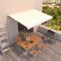 Tenda da Sole Retrattile Automatica 450x300 cm Crema Tenda da Sole Retrattile Automatica 450x300 cm Crema