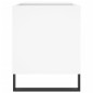 Mobile Porta Dischi Bianco 85x38x48 cm in Legno Multistrato