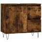 Armadietto Bagno Rovere Fumo 65x33x60 cm in Legno Multistrato Armadietto Bagno Rovere Fumo 65x33x60 cm in Legno Multistrato